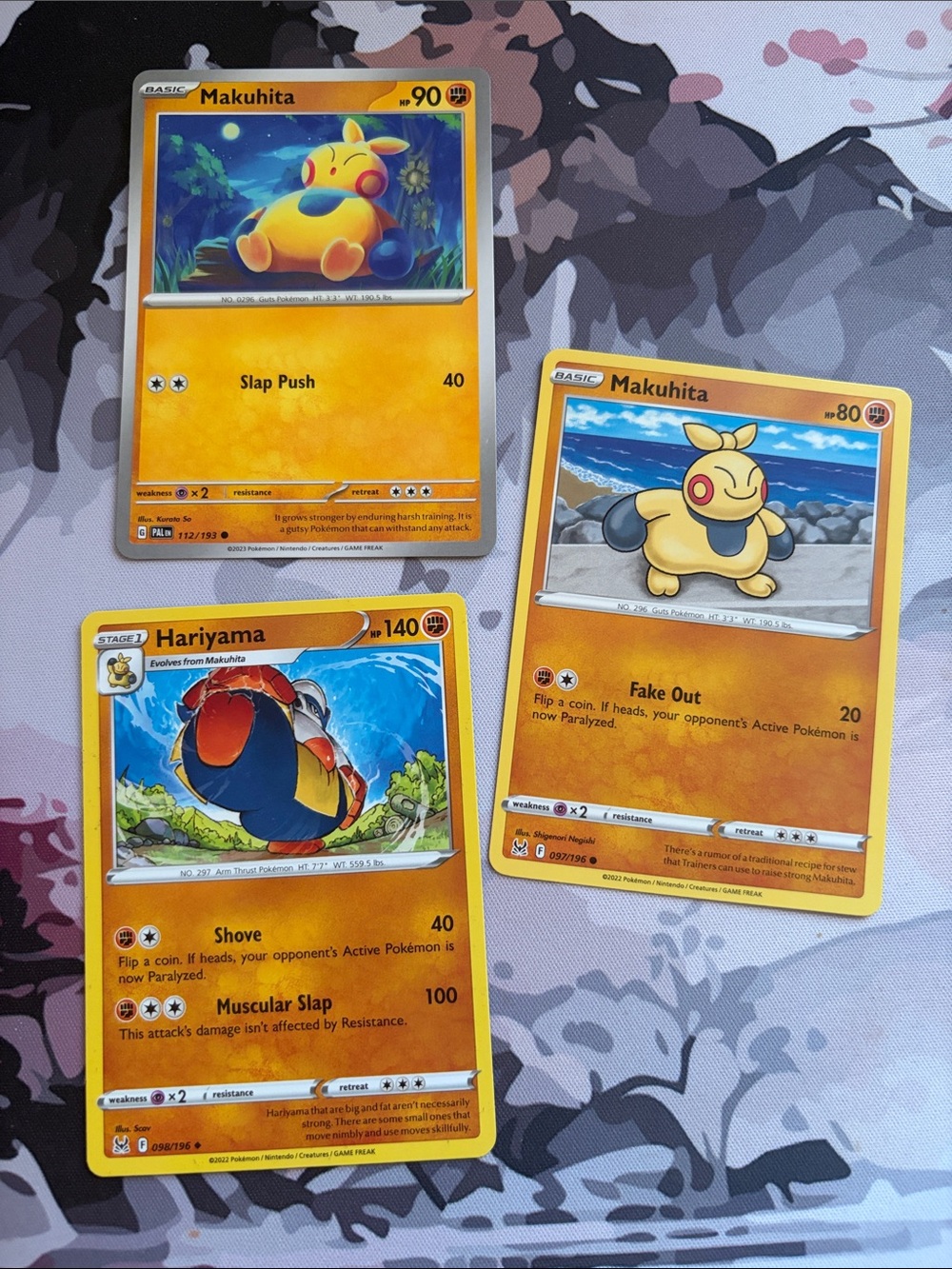 Makuhita & Hariyama Evolution Collection Lot | 3 Pokémon Cards | ✨5/$25✨